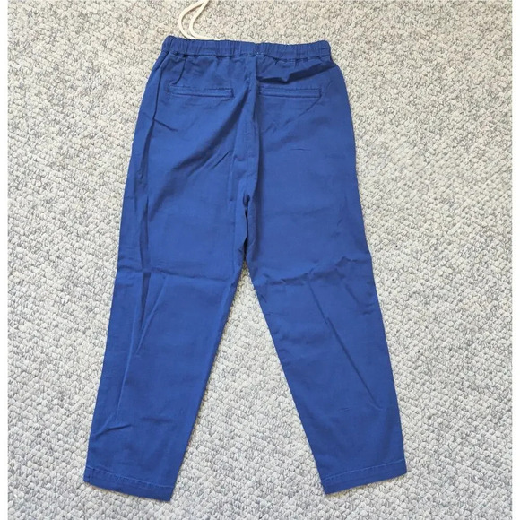 Pistola Revolve Pull On Crop Sz 26 Pants Drawstring Elastic Waist Cobalt Blue - Picture 4 of 5